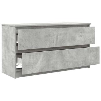 TV-Schrank Betongrau 100x35x54 cm Holzwerkstoff