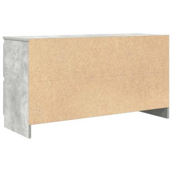 TV-Schrank Betongrau 100x35x54 cm Holzwerkstoff