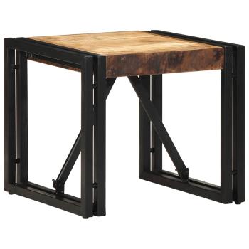 ARDEBO.de - Couchtisch 40x40x35 cm Raues Massivholz Mango