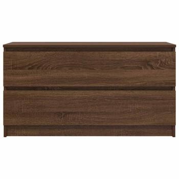 TV-Schrank Braun Eichen-Optik 100x35x54 cm Holzwerkstoff