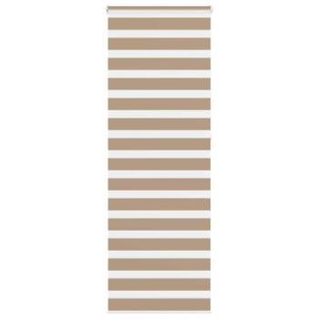ARDEBO.de - Zebrarollo Sandbraun 75x230 cm Stoffbreite 70,9 cm Polyester