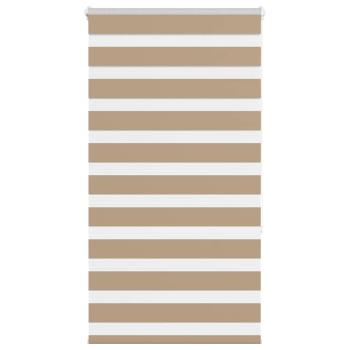 ARDEBO.de - Zebrarollo Sandbraun 75x150 cm Stoffbreite 70,9 cm Polyester