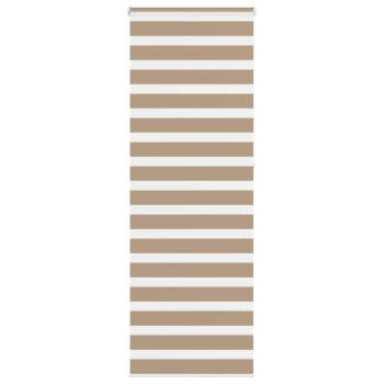 Doppelrollo Sandbraun 85x230 cm Stoffbreite 80,9 cm Polyester