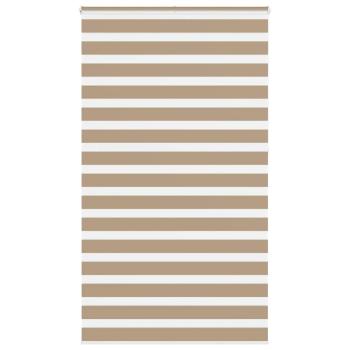 ARDEBO.de - Zebrarollo Sandbraun 135x230 cm Stoffbreite 130,9 cm Polyester