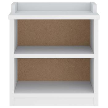 Flurbank SANDNES Weiß 45x40x50 cm Massivholz Kiefer