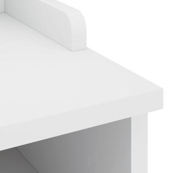 Flurbank SANDNES Weiß 45x40x50 cm Massivholz Kiefer