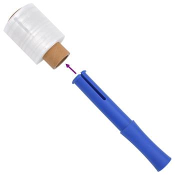 Stretchfolie mit Griff 10 Stk. Transparent 23 ?m 50 cm x 150 m