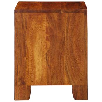 Nachttisch 2 Stk. 40x35x45 cm Massivholz Akazie