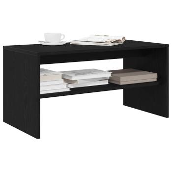 ARDEBO.de - TV-Schrank Schwarz Eiche-Optik 80x40x40 cm Holzwerkstoff