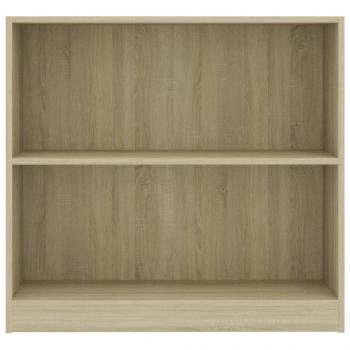 Bücherregal Sonoma-Eiche 80x24x75 cm Holzwerkstoff