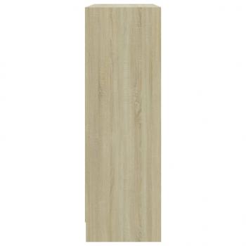 Bücherregal Sonoma-Eiche 80x24x75 cm Holzwerkstoff