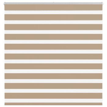 ARDEBO.de - Zebrarollo Sandbraun 145x100 cm Stoffbreite 140,9 cm Polyester