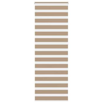 ARDEBO.de - Zebrarollo Sandbraun 70x230 cm Stoffbreite 65,9 cm Polyester