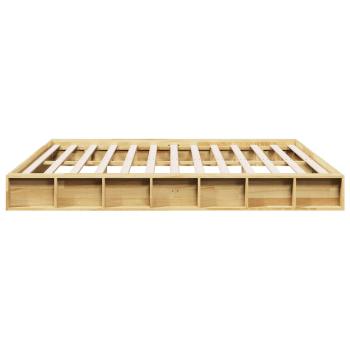 Massivholzbett ohne Matratze 180x200 cm Eichenholz