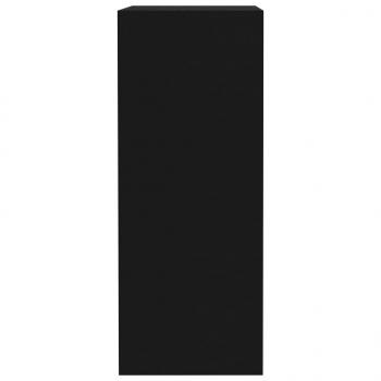 Bücherregal 2 Fächer Schwarz 40x30x76,5 cm Holzwerkstoff