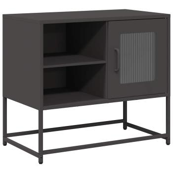 TV-Schrank Schwarz 68x39x60,5 cm Stahl