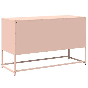 TV-Schrank Rosa 100,5x39x60,5 cm Stahl