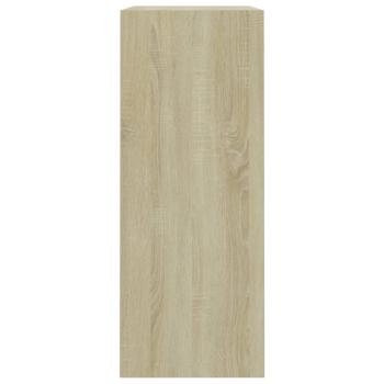 Bücherregal Sonoma-Eiche 80x30x76,5 cm Holzwerkstoff