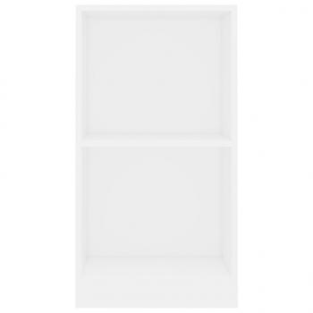Bücherregal Weiß 40x24x75 cm Holzwerkstoff