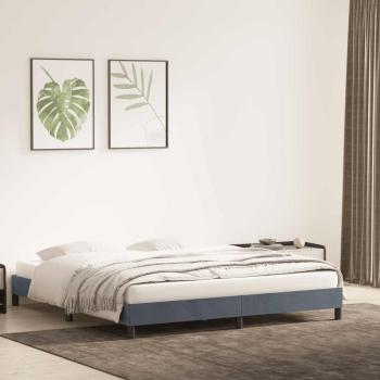 ARDEBO.de - Bettgestell ohne Matratze Dunkelgrau 200x220 cm Samt