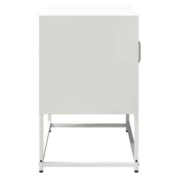 TV-Schrank Weiß 68x39x60,5 cm Stahl