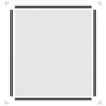 Magnet-Insektenschutz für Fenster Weiß 120x140 cm