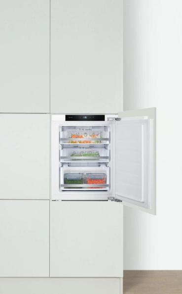 Amica EGSX 321 210 Einbau-Gefrierschrank, Nischenhöhe: 72 cm, 62 L, NoFrost, Festtürtechnik, Inverter Kompressor, 3 Gefrierschubladen (1194250)