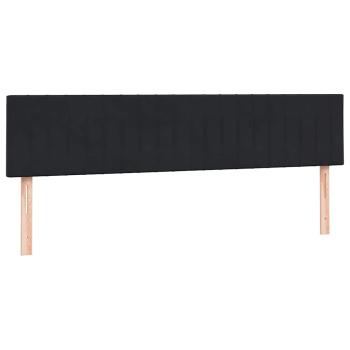 ARDEBO.de - Boxspringbett mit Matratze Schwarz 180x220 cm Samt
