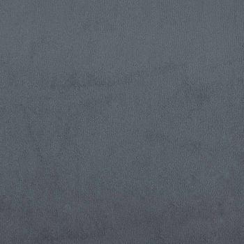 ARDEBO.de - Boxspringbett mit Matratze Dunkelgrau 180x220 cm Samt
