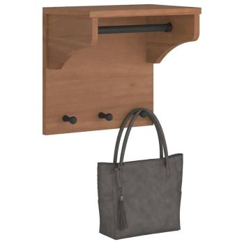 ARDEBO.de - Wandgarderobe SANDNES 43x30x42 cm Massivholz Kiefer