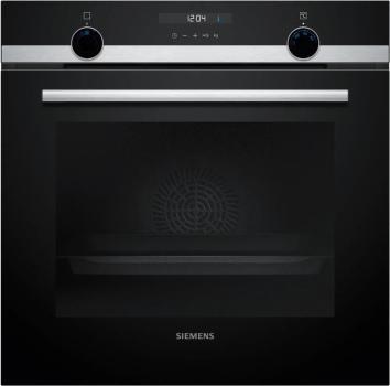 ARDEBO.de Siemens HB517GBS3 iQ500 A+ Einbau-Backofen, 60 cm breit, 71 L, cookControl10, 3D Heißluft, softMove, Hydrolytisch, Kindersicherung, edelstahl