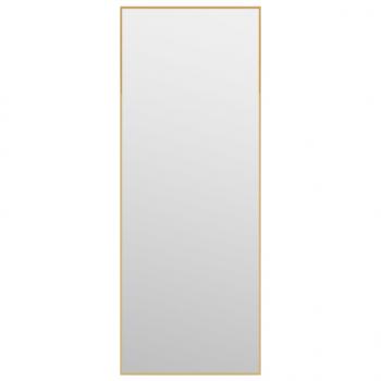 Türspiegel Golden 30x80 cm Glas und Aluminium