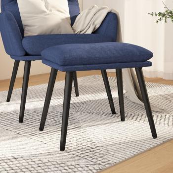 ARDEBO.de - Fußhocker Blau 45x29,5x35 cm Stoff