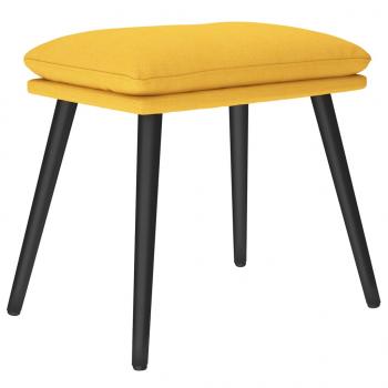Fußhocker Senfgelb 45x29,5x35 cm Stoff