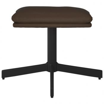 Fußhocker Braun 60x60x36 cm Kunstleder