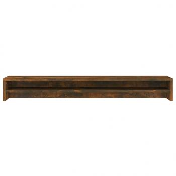 Monitorständer Räuchereiche 100x24x13 cm Holzwerkstoff