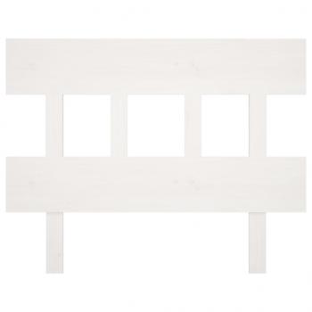 Kopfteil Weiß 93,5x3x81 cm Massivholz Kiefer