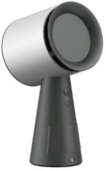 ARDEBO.de Wolkenstein WTH3-28 Mobile Dunstabzugshaube, 142,38 m /h, Umluft/Abluft, Booster Funktion, LED Beleuchtung, 3 Leistungsstufen, silber/grau