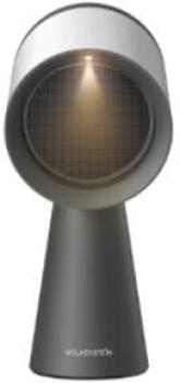 Wolkenstein WTH3-28 Mobile Dunstabzugshaube, 142,38 m /h, Umluft/Abluft, Booster Funktion, LED Beleuchtung, 3 Leistungsstufen, silber/grau