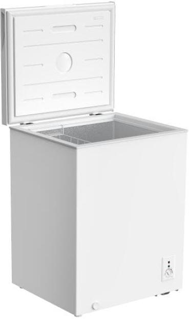 PKM GT100E Stand Gefriertruhe, 54,5 cm breit, 99 L, regelbares Thermostat, weiß