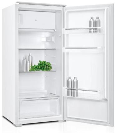 Wolkenstein WKS190.4EEB Einbau Kühlschrank mit Gefrierfach, Nischenhöhe 123,5 cm, 181 L, Schlepptürtechnik, Thermostat, Fast Freeze, weiß