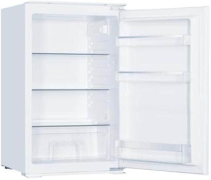 Wolkenstein WKS135.0EEB Einbau Vollraumkühlschrank, 54 cm breit, Nischenhöhe 88 cm, 129 L, Schlepptürtechnik, Thermostat, weiß