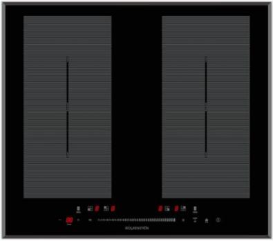 ARDEBO.de Wolkenstein WIF60-2FZF Induktionskochfeld, 60 cm breit, Touch/Slider, 4 Kochfelder, 9 Heizstufen, Timer, Kindersicherung, schwarz
