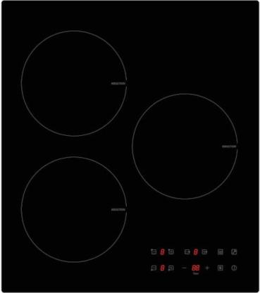 ARDEBO.de PKM IF3F Induktionskochfeld,Touch Control, 45 cm, 3 Kochfelder, 9 Heizstufen, Timer, Kindersicherung, schwarz