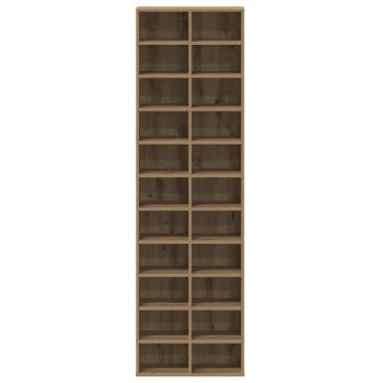 Schuhschrank Artisan-Eiche 54x34x183 cm Holzwerkstoff