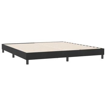 ARDEBO.de - Boxspringbett ohne Matratze Schwarz 180x210 cm Samt