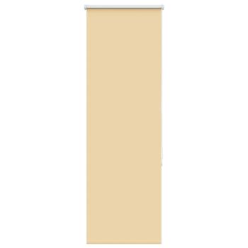 ARDEBO.de - Verdunkelungsrollo Beige 60x175cm Stoffbreite 55,7 cm Polyester