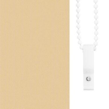 Verdunkelungsrollo Beige 95x210cm Stoffbreite 90,7 cm Polyester