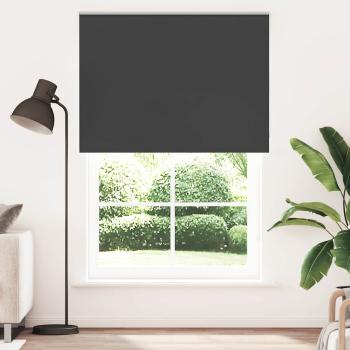 ARDEBO.de - Verdunkelungsrollo Schwarz 145x230 cm Stoffbreite 141,6 cm