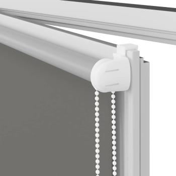 Verdunkelungsrollo Grau 110x150cm Stoffbreite 105,7cm Polyester
